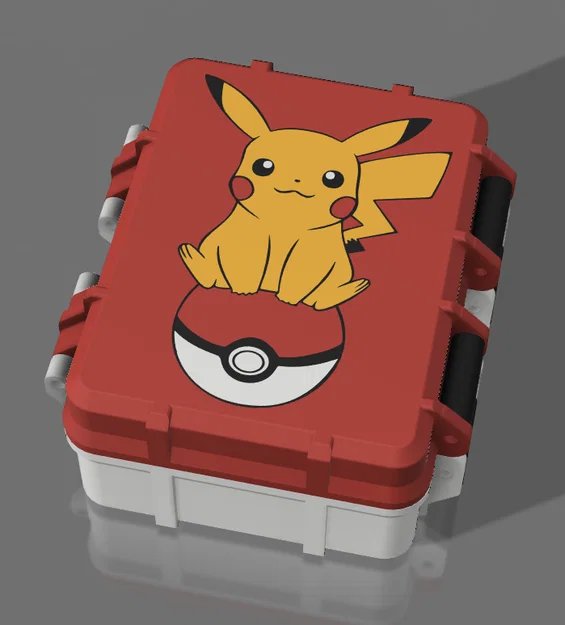 Hộp đựng thẻ bài Pokemon siêu bền (Rugged Card Box) - Tự in 3D - Image 5
