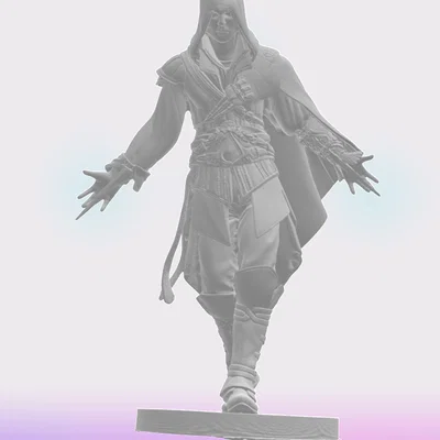 Mô hình 3D nhân vật Assassin's Creed chất lượng cao tuyệt đẹp