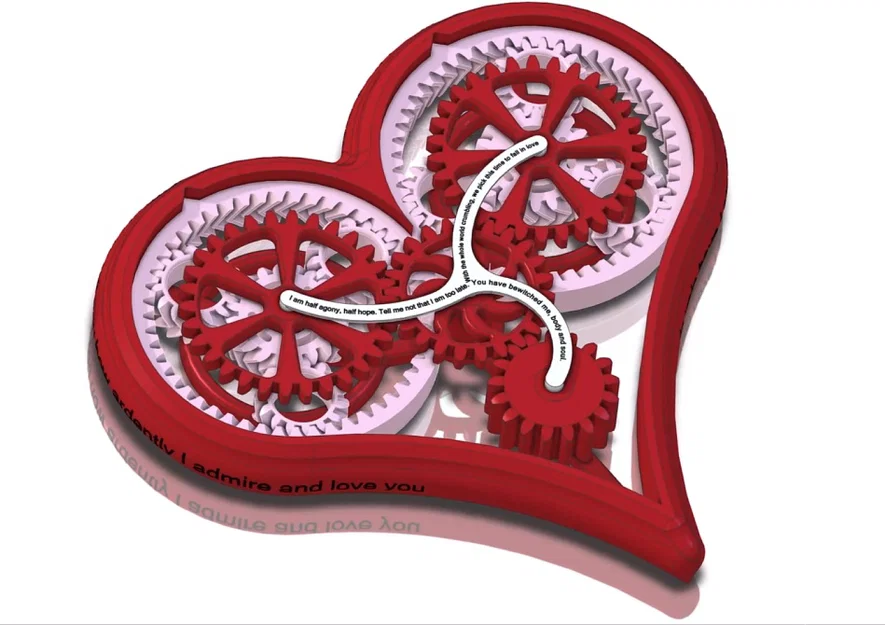 Mô hình Trái tim Cơ khí cho Ngày Lễ Tình nhân - Image 2