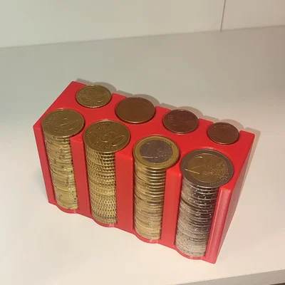 Khay đựng tiền xu Euro để bàn (Desk Euro Coin Box)