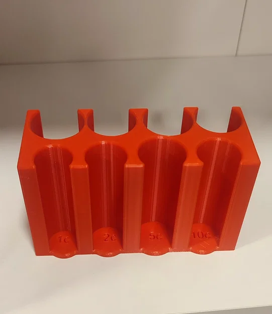 Khay đựng tiền xu Euro để bàn (Desk Euro Coin Box) - Image 2