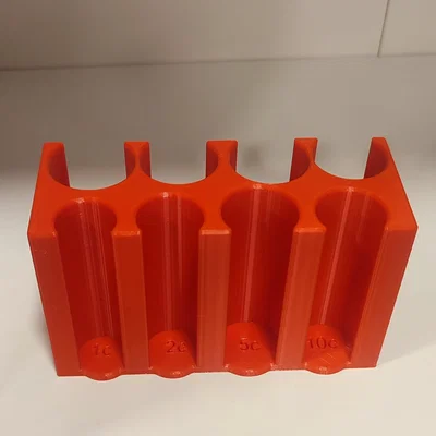 Khay đựng tiền xu Euro để bàn (Desk Euro Coin Box)