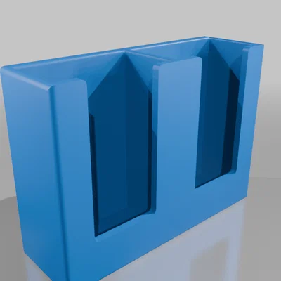 Giá treo tường đựng remote - phiên bản 2 ngăn