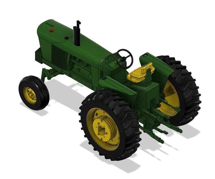 Mô hình máy kéo John Deere 4020 - Tỉ lệ 1:8 - Image 3