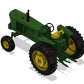Mô hình máy kéo John Deere 4020 - Tỉ lệ 1:8 - Thumbnail 3