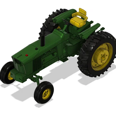 Mô hình máy kéo John Deere 4020 - Tỉ lệ 1:8
