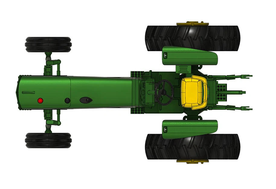 Mô hình máy kéo John Deere 4020 - Tỉ lệ 1:8 - Image 5