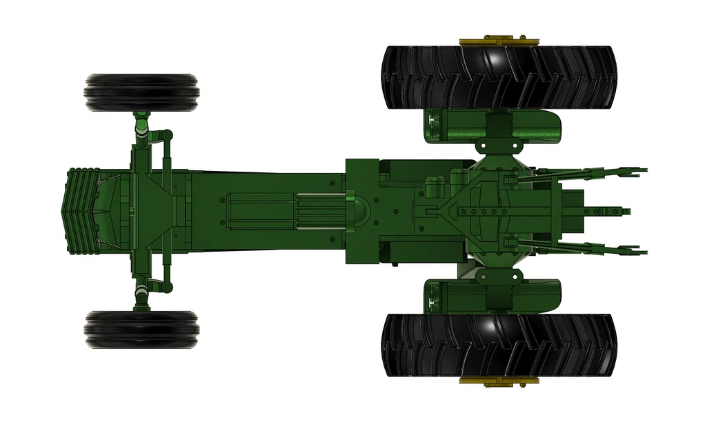 Mô hình máy kéo John Deere 4020 - Tỉ lệ 1:8 - Image 6