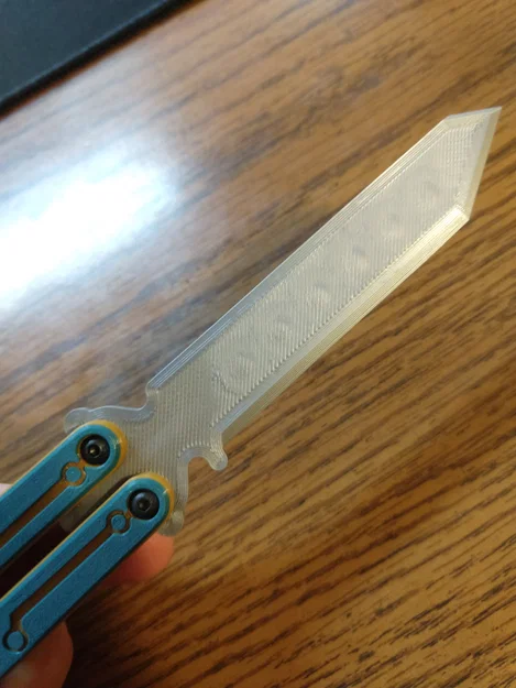 Mô hình Balisong BenchMade BM63 - Thiết kế Circuit Tanto - Image 4