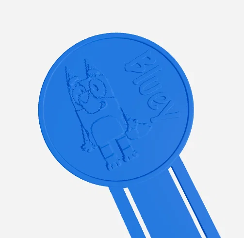 Kẹp sách Bluey đáng yêu in 3D cho bé - Image 2