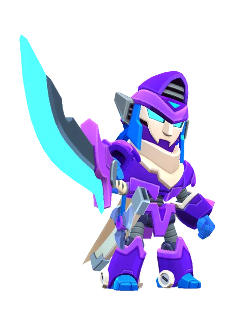 Mô hình 3D Mortis Mecha skin từ Brawl Stars cực chất - Image 1