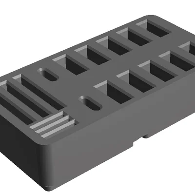 Khay Đựng USB và Thẻ Nhớ Gridfinity 2x1 Gọn Gàng Tiện Lợi