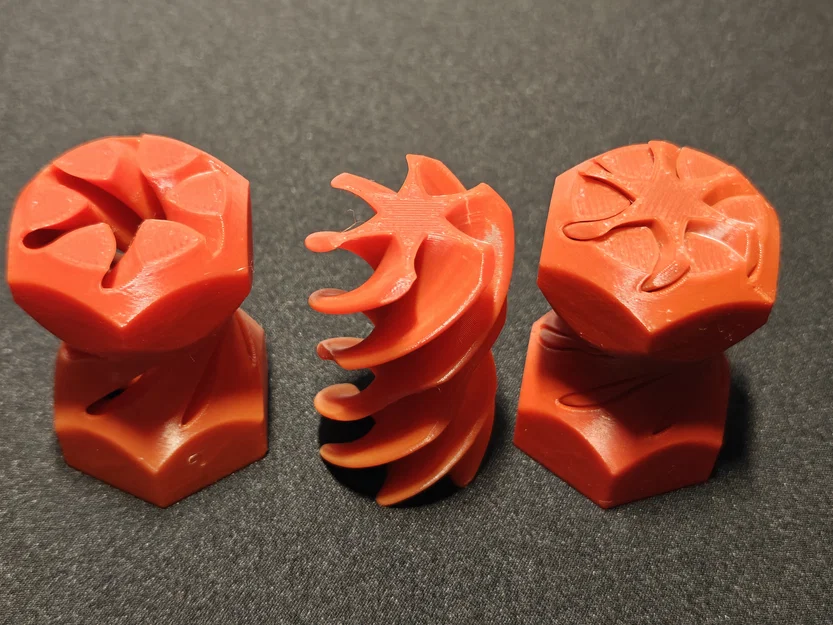 Mô hình đồ chơi Passthrough Fidget dễ in - Image 3