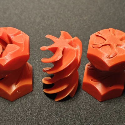 Mô hình đồ chơi Passthrough Fidget dễ in