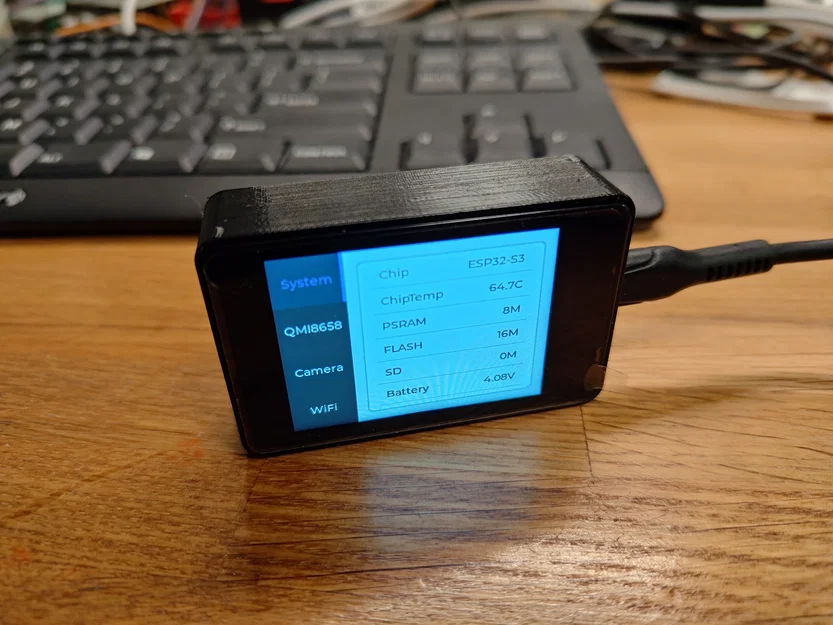 Vỏ hộp (Enclosure) cho bo mạch ESP32-S3-Touch-LCD-2 - Image 1