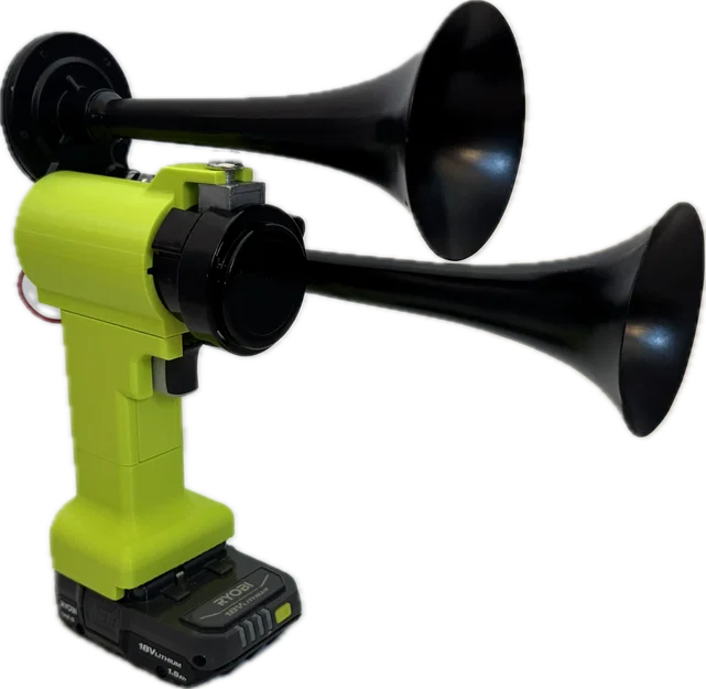 Còi hơi 150Db sử dụng pin RYOBI 18V - Image 1