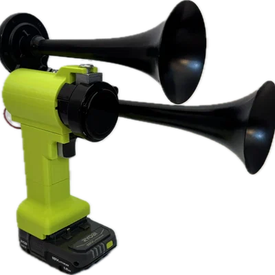 Còi hơi 150Db sử dụng pin RYOBI 18V