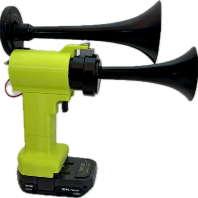 Còi hơi 150Db sử dụng pin RYOBI 18V