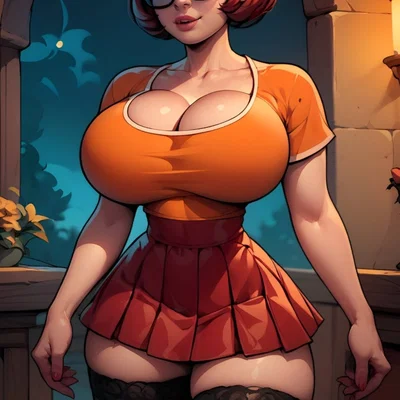 Mô hình 3D nhân vật Velma Dinkley ấn tượng cho fan sưu tầm