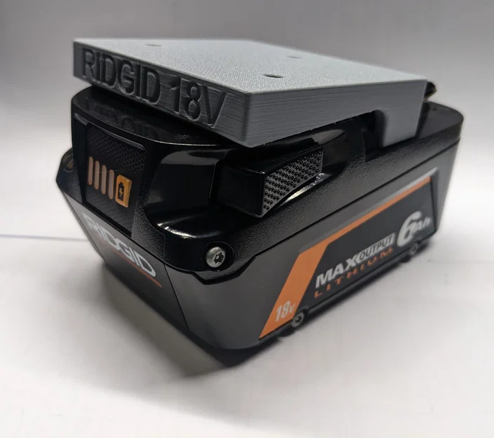 Đế giữ pin Ridgid 18V có khóa - Image 1