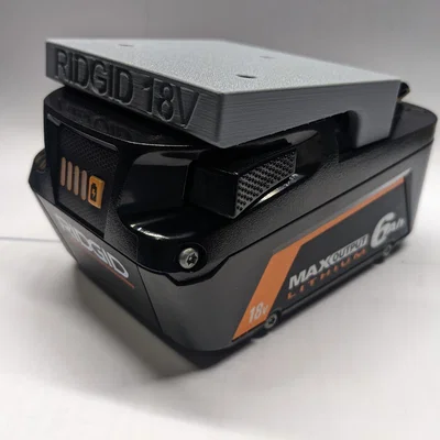 Đế giữ pin Ridgid 18V có khóa