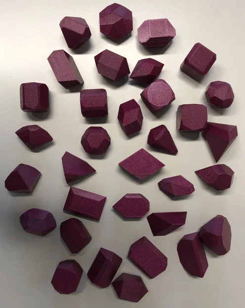 Bộ 32 Nhóm Điểm Tinh thể (Tập hợp Khoáng vật) - Image 1