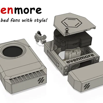 EVENmore - Giải pháp quạt làm nóng bàn in cực chất cho Voron