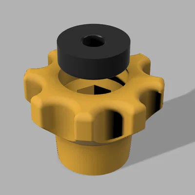 Mẫu núm vặn tay nắm M6 in 3D chất lượng cao - Không cần scale