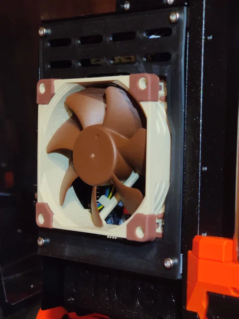 Nắp gắn quạt Noctua 80mm cho hộp điện tử máy in MK4 - Image 2