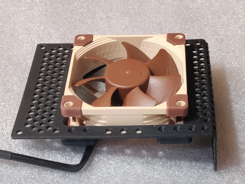 Nắp gắn quạt Noctua 80mm cho hộp điện tử máy in MK4 - Image 6