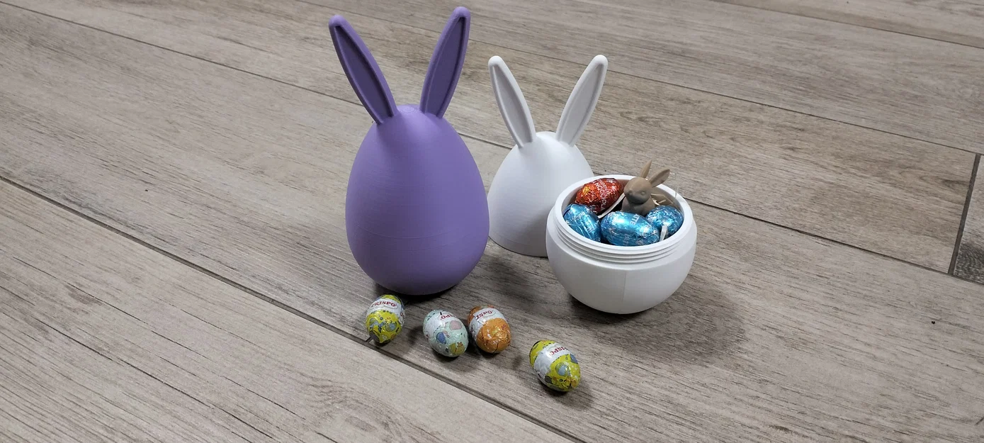 Trứng phục sinh tai thỏ 3D (Surprise Easter Egg) dễ thương - Image 1