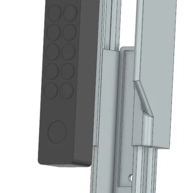 Giá đỡ chống chịu thời tiết và mái che mưa cho Nuki Keypad 2
