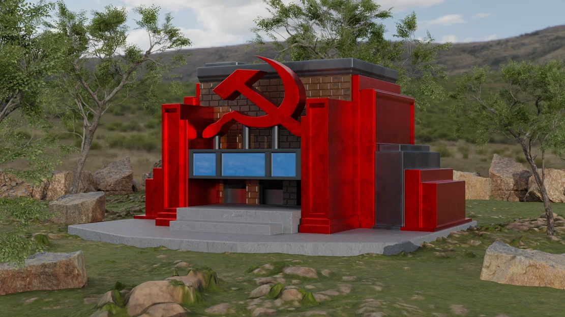 Mô hình tòa nhà Officers Building (Forward Command Post) từ Red Alert - Image 4