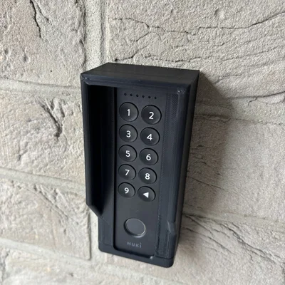 Giá đỡ chống chịu thời tiết và mái che mưa cho Nuki Keypad 2