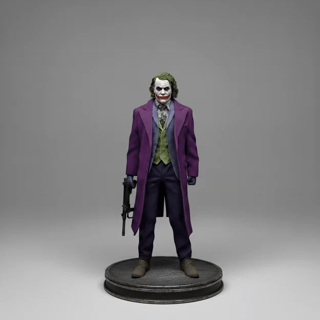 Mô hình 3D Joker The Dark Knight 2008 chất lượng cao - Image 1