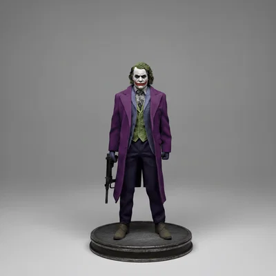 Mô hình 3D Joker The Dark Knight 2008 chất lượng cao