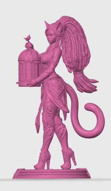 Mô hình nhân vật cô nàng mèo Ba Tư 1 - Image 1