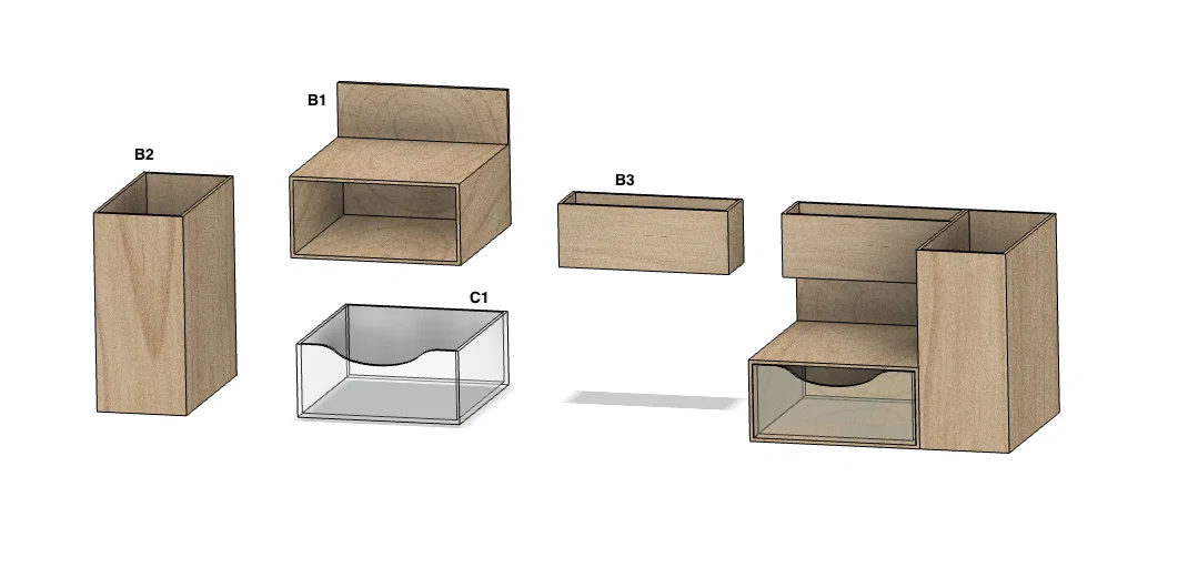 Khay Đựng Đồ Đa Năng GT557 - Sắp Xếp Bàn Làm Việc Gọn Gàng - Image 3
