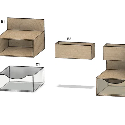 Khay Đựng Đồ Đa Năng GT557 - Sắp Xếp Bàn Làm Việc Gọn Gàng