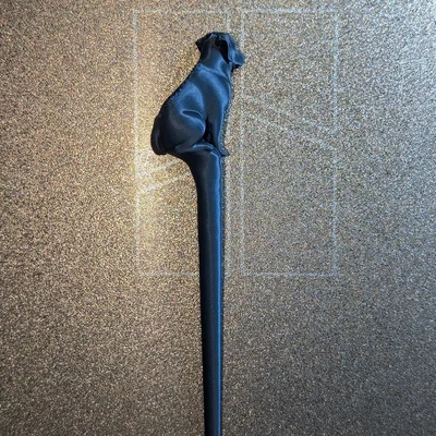 Trâm cài tóc hình chú chó Labrador in 3D độc đáo