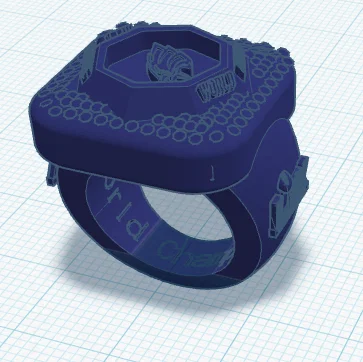 Mô hình 3D nhẫn vô địch Super Bowl Philadelphia Eagles LIX - Image 1