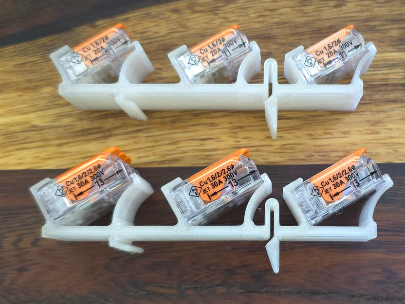 Kẹp Wago DIN-RAIL / Klemmen kích thước 11 mm và 13 mm - Image 1