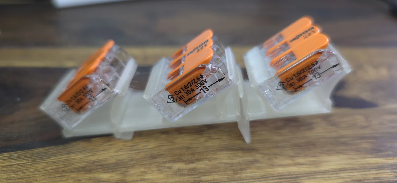 Kẹp Wago DIN-RAIL / Klemmen kích thước 11 mm và 13 mm - Image 3