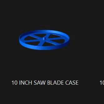 Hộp đựng lưỡi cưa 10 inch, chứa tối đa 4 lưỡi