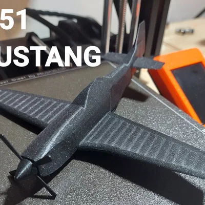 Mô hình máy bay P-51 MUSTANG