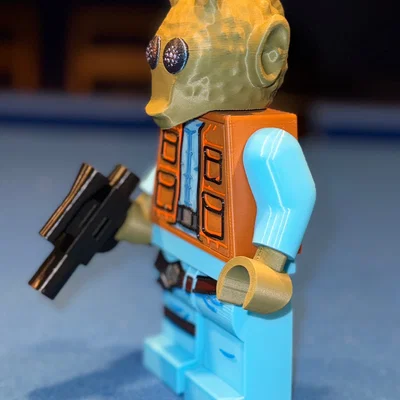 Mô hình Greedo Brick MegaFigure Star Wars (Tỷ lệ 5:1)