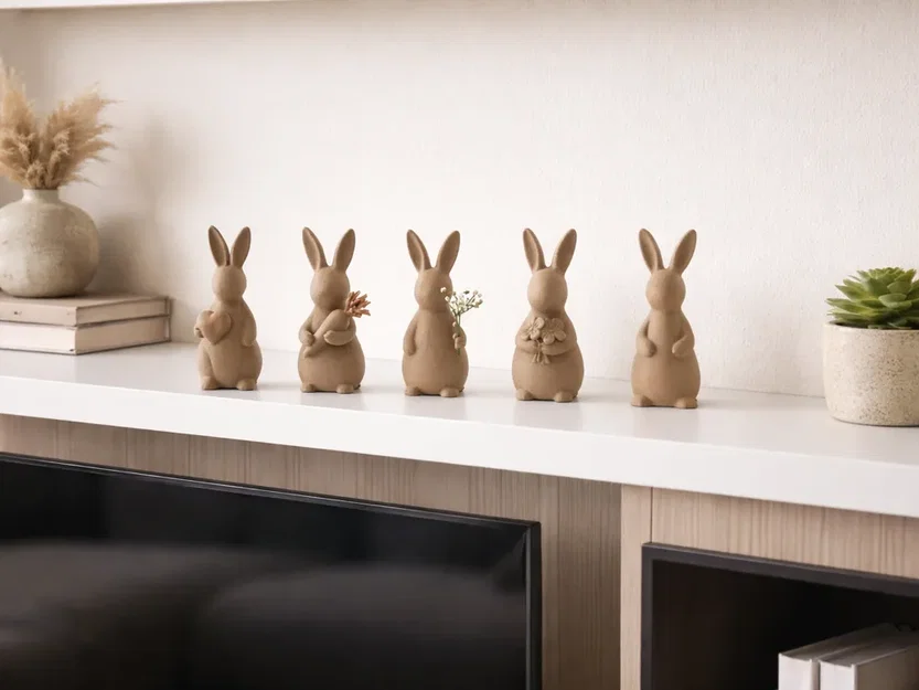 Tượng thỏ Phục sinh trang trí - Image 1