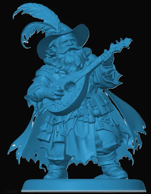 Mô hình Dwarven Bard - Image 1