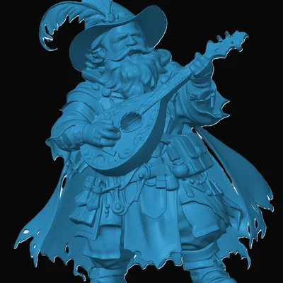 Mô hình Dwarven Bard