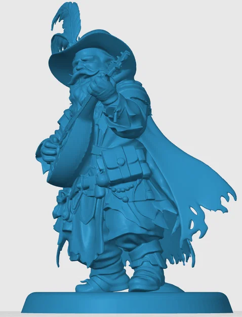 Mô hình Dwarven Bard - Image 2